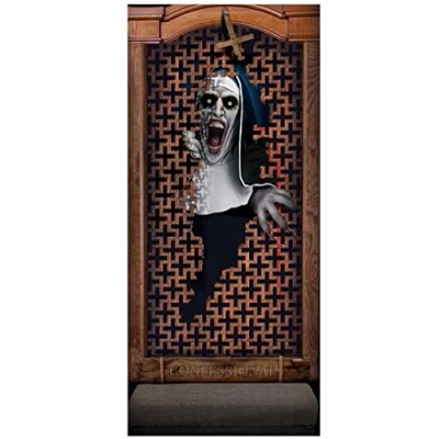 Afbeelding van Fiestas Guirca Deur Decoratie Confession ( 80 x 180 cm) Halloween Versiering
