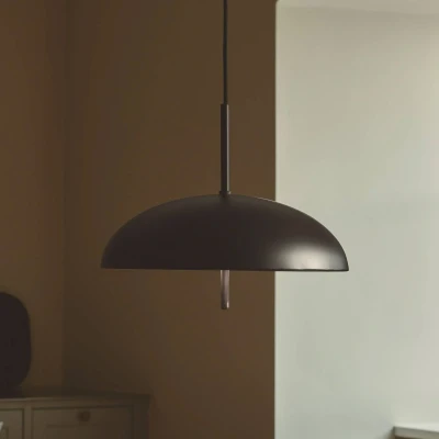 Afbeelding van Versale hanglamp, zwart, Ø 35 cm, metaal, 2 x E27