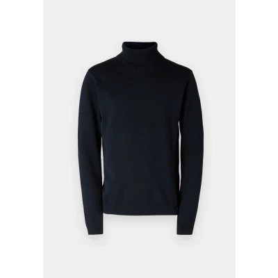 Afbeelding van Jack &amp; Jones Jjebasic KNIT ROLL NECK Trui, Heren, Maat: XS, Navy blazer