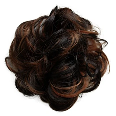 Afbeelding van Prettyshop G39A haarverlenging voor bruidskapsels, volumineus en rommelig knot haar, bruin