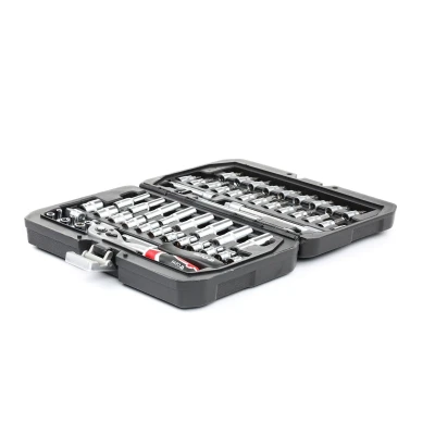 Afbeelding van YATO YT 14501 Doppenset 56 Chroom vanadium staal 1/4