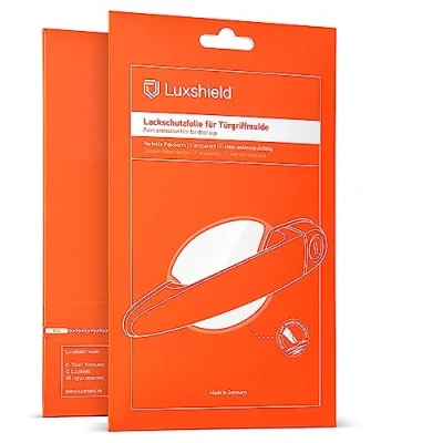Afbeelding van Luxshield Beschermfolie voor autodeurgreep Kodiaq NS7 I 2017 2022, krasbestendig, lakbescherming, transparant, glanzend, zelfklevend