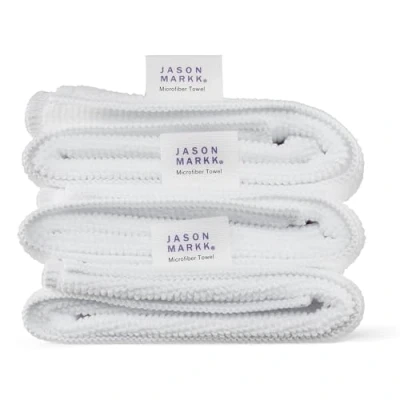 Afbeelding van Jason Markk Set van 3 hoogwaardige microvezeldoeken, 30,5 cm x cm, absorberend, sneldrogend, pluisvrij, duurzaam, machinewasbaar, verwijdert effectief vuil