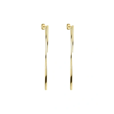 Afbeelding van Liebeskind Berlin Sleek Oorbellen goldcoloured, Dames, Maat: One Size, Gold coloured