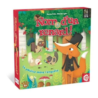 Afbeelding van Naam van een vos de katrol leidt het onderzoek coöperatief spel voor kinderen en familie