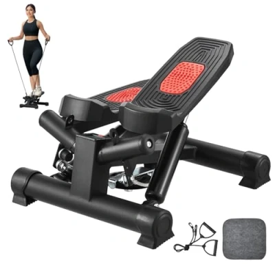 Image de VEVOR Mini Stepper à Torsion pour Fitness Domicile avec Bande de Résistance