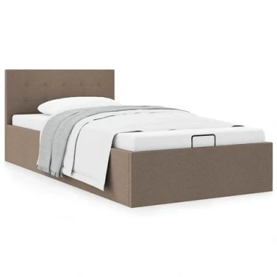 Afbeelding van vidaXL Bedframe Taupe 90 x 200 cm