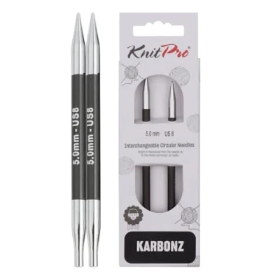 Afbeelding van KnitPro Karbonz verwisselbare breipunten 5.00mm 3st