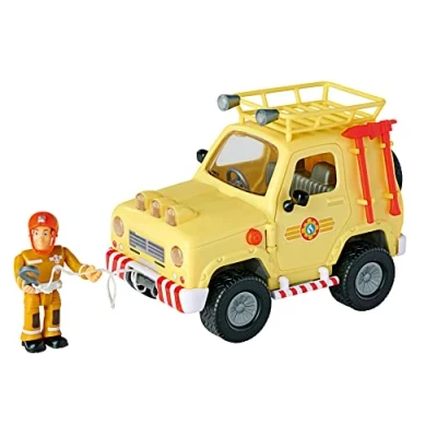 Afbeelding van Brandweerman Sam Mountain 4x4 Jeep met Figuur
