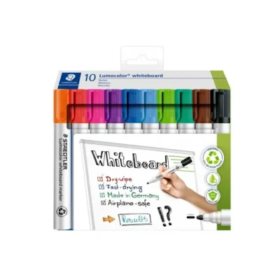 Afbeelding van Staedtler Lumocolor 351 C10 Whiteboardmarker Willekeurige kleur (geen keuze mogelijk) 10 stuk(s)