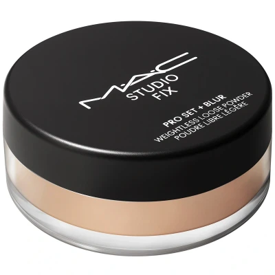 Afbeelding van M·A·C Studio Fix Pro Set + Blur Weightless Loose Powder Losse Poeder Medium Deep 6,5 Gram