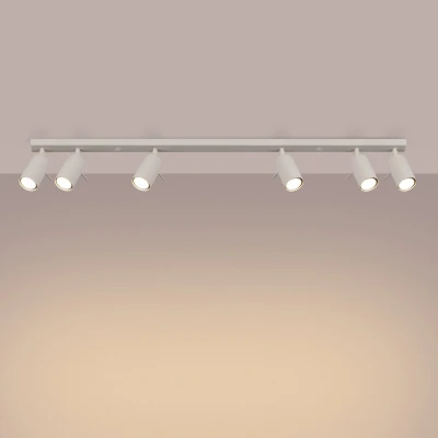 Afbeelding van Plafondlamp Ring 6 Lichts Beige Giga Meubel