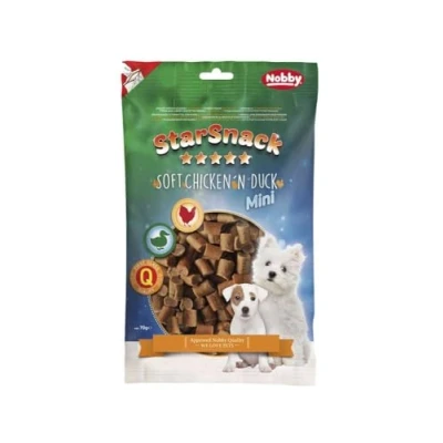 Afbeelding van NOBBY STARSNACK MINI CHICKEN &#039;N DUCK 16 X 70 GRAM