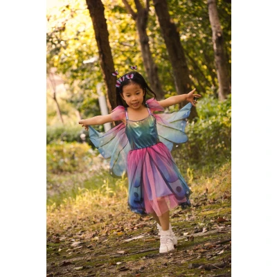 Afbeelding van Great Pretenders Verkleedkledij Twirl Vlinder jurk met vleugels Multi 5 6Y