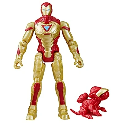 Afbeelding van Marvel Mech Strike Mechasaurs Iron Man actiefiguur 10 cm