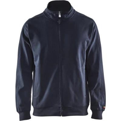 Afbeelding van Blaklader Sweatshirt lange rits 3349 1048 Donker marineblauw M