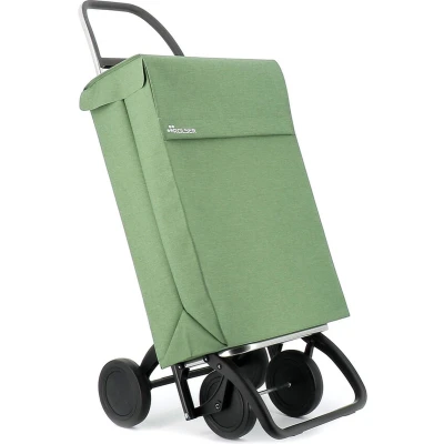 Afbeelding van Rolser Boodschappentrolley Jean Tweed 4 Wielen Verde