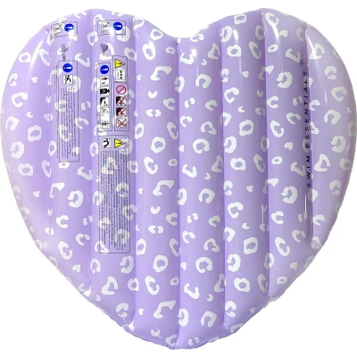 Afbeelding van Swim Essentials Luchtbed Hart Lila Panterprint