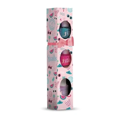 Afbeelding van Kinderen Meisjes Nagellak Snails veilig afwasbaar BERRY LICIOUS Mini Pack van 3 beautyset make up