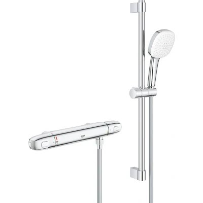 Afbeelding van GROHE Grohtherm 1000 douchesysteem met glijstang 60 cm zonder