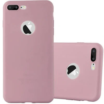 Afbeelding van Cadorabo Hoesje geschikt voor Apple iPhone 7 PLUS / 7S 8 in CANDY ROZE Beschermhoes gemaakt van flexibel TPU silicone Case Cover