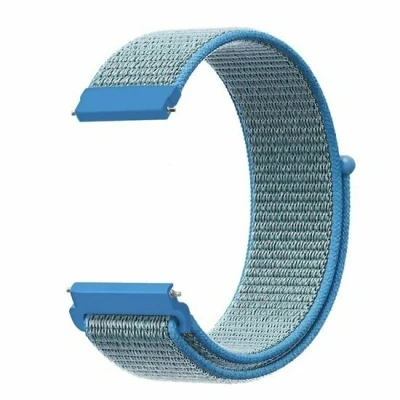 Afbeelding van Garmin Vivomove 3 / HR Luxe Sport Style Trend Loop nylon bandje Blauw