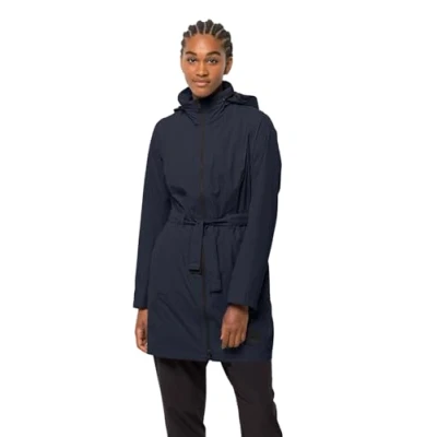 Afbeelding van Jack Wolfskin Norden PORT Regenjas, Dames, Maat: Large, Night blue