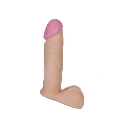 Afbeelding van Vac U Lock Realistische Dildo Huidskleur 18 cm