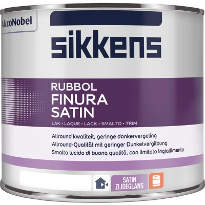 Afbeelding van Sikkens Rubbol Finura Satin 2,5 liter Houtverf