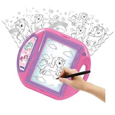Afbeelding van Unicorn Tekenprojector met pennen en stempels 3380743091433