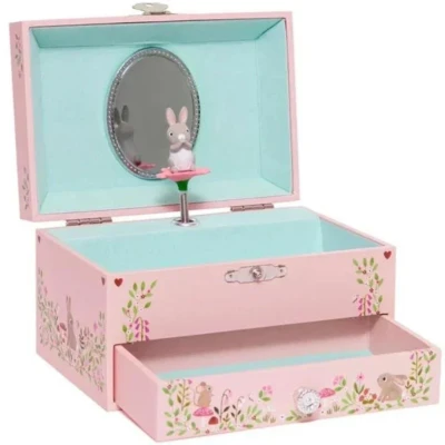 Afbeelding van Petit monkey sieradendoosje met muziek woodland