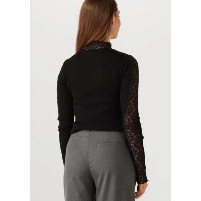 Afbeelding van Rosemunde Beatha Longsleeve, Dames, Maat: Small, Black