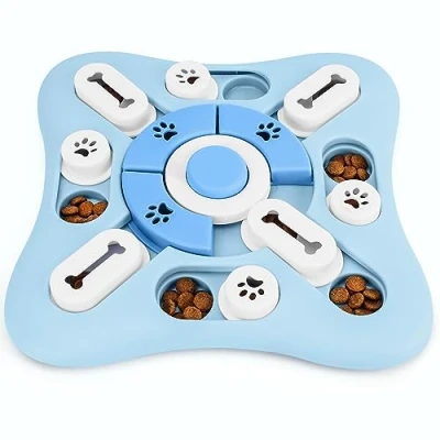 Afbeelding van Belle Vous Honden Puzzel Slow Feeder Speelgoed Non Slip Puppy Snoep Dispenser Kom voor Grote of Kleine Interactief Hondenvoeding IQ Training en Hersenstimulatie/Entertainment