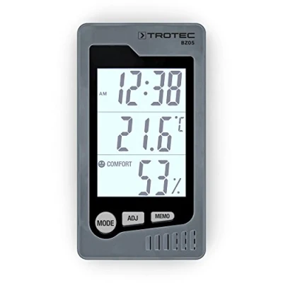 Afbeelding van TROTEC BZ05 Ruimte thermohygrometer Hij ziet eruit als een moderne wekker, is in werkelijkheid echter klein klimaatgegevenscentrum!
