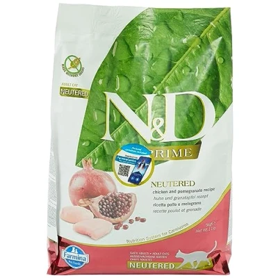 Afbeelding van N&amp;D Prime voeding voor de gecastreerde kat Kip 5 kg.