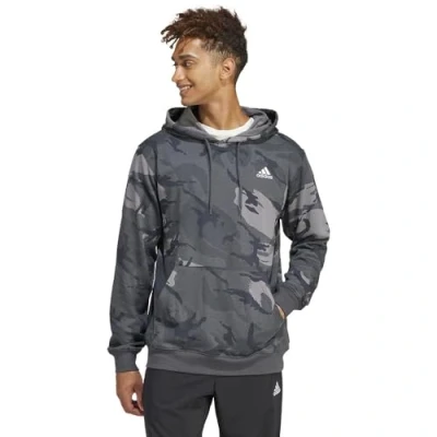 Afbeelding van adidas Sportswear Seasonal Essentials Camouflage Hoodie Hoodie, Heren, Maat: XXL, Grey