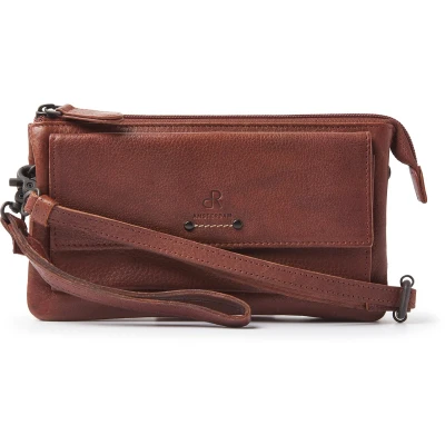 Afbeelding van dR Amsterdam Tampa Schoudertas / Clutch brown Damestas