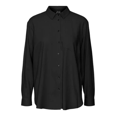 Afbeelding van Vero Moda WVN GA NOOS Overhemdblouse, Dames, Maat: XS, Black