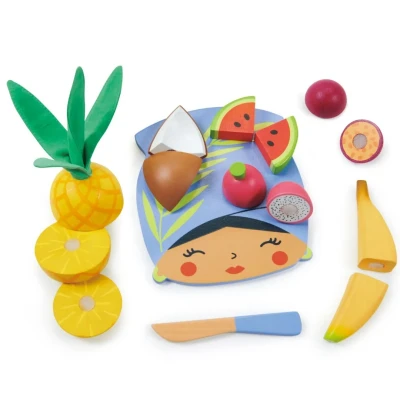Afbeelding van Tender leaf toys snijplankje tropisch fruit