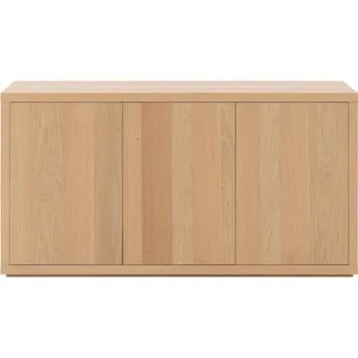 Afbeelding van Goossens Dressoir Barcelona, 3 Deuren Hout Blank