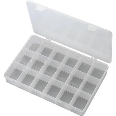 Afbeelding van TRU COMPONENTS PP18 01 Assortimentsdoos (l x b h) 278 192 43 mm Aantal vakken: 18 Vaste onderverdeling Inhoud 1 stuk(s)
