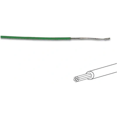 Afbeelding van Montagedraad Diameter: 1.4 mm 0.2 mm2 Meeraderig Groen