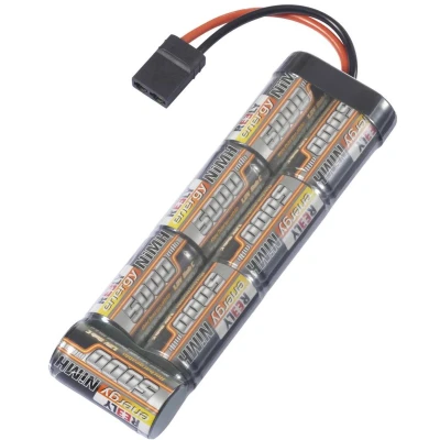 Afbeelding van Reely NiMH accupack 8.4 V 5000 mAh Aantal cellen: 7 Sub C Stick Traxxas stekker