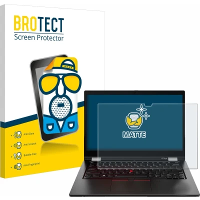Afbeelding van BROTECT Screenprotector voor Lenovo ThinkPad L13 Yoga Gen 2 Folie Beschermfolie matte