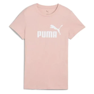 Afbeelding van Puma LOGO TEE Tshirt print, Dames, Maat: Medium, Rose quartz