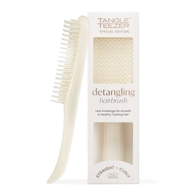 Image de Tangle Teezer brosse à cheveux démêlante ultime, pour secs et mouillés, tous les types de cheveux, dents deux niveaux réduire la casse éliminer nœuds, crème