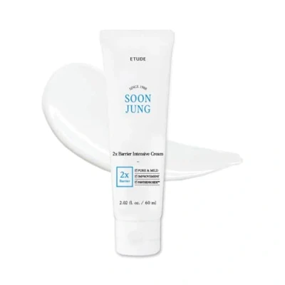 Afbeelding van Etude House Soon Jung 2x Barrier Intensive Cream 60ml for dry, sensitive skin.