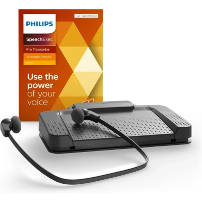 Afbeelding van Philips Transcriptie set LFH7277 + SpeechExec Pro Transcribe (2jr)
