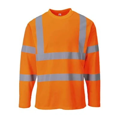 Afbeelding van Portwest Hi Vis T shirt met lange mouwen, kleur: oranje, maat: L, S278ORRL