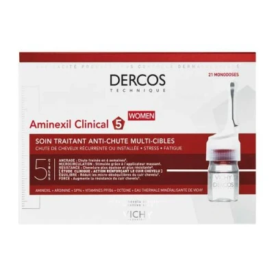 Image de Vichy Dercos Technique Aminexil Clinical 5 Women 21 ampoules